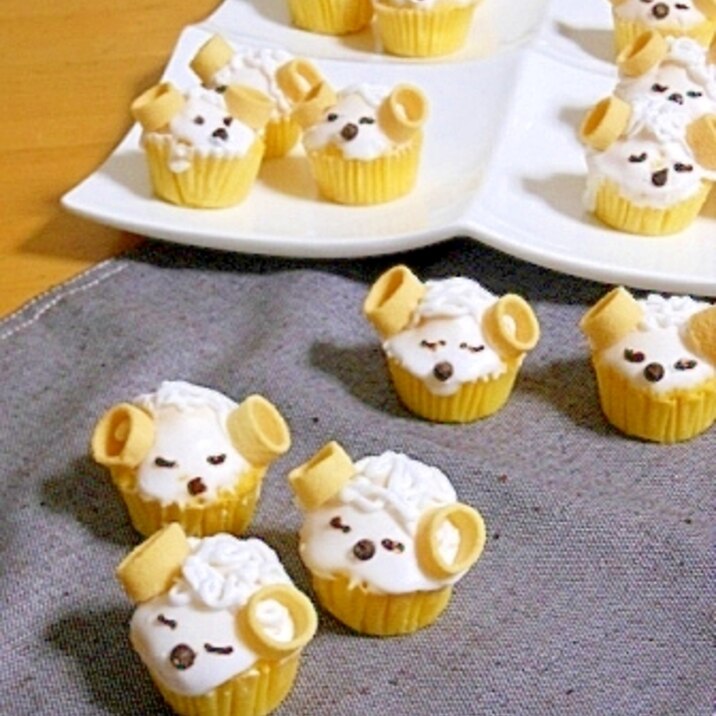 カップケーキのひつじさん大行進 レシピ 作り方 By しゅんたい丸 楽天レシピ カップケーキのひつじさん大行進 レシピ 作り方 By しゅんたい丸 楽天レシピ